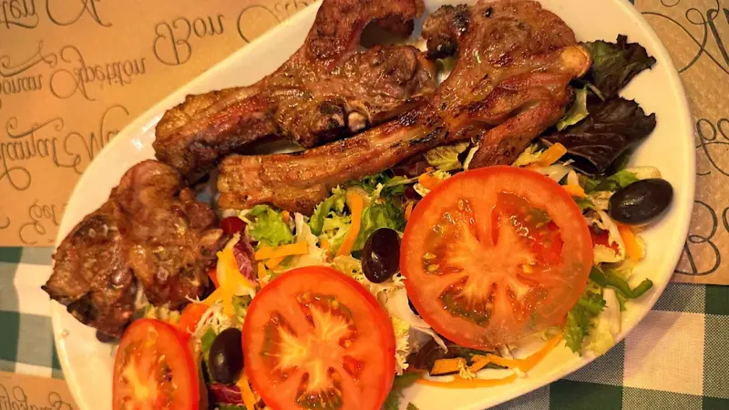 Costillas de cordero a la parrilla