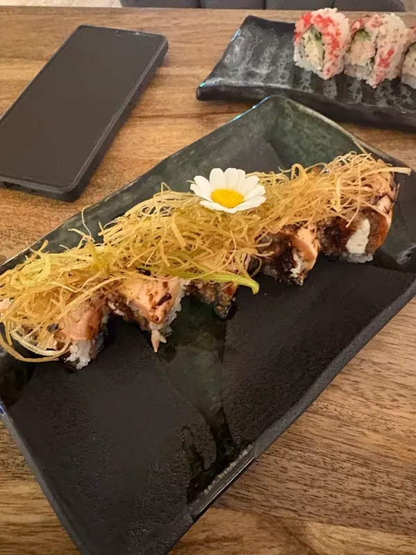 Shake furai — salmón tempura