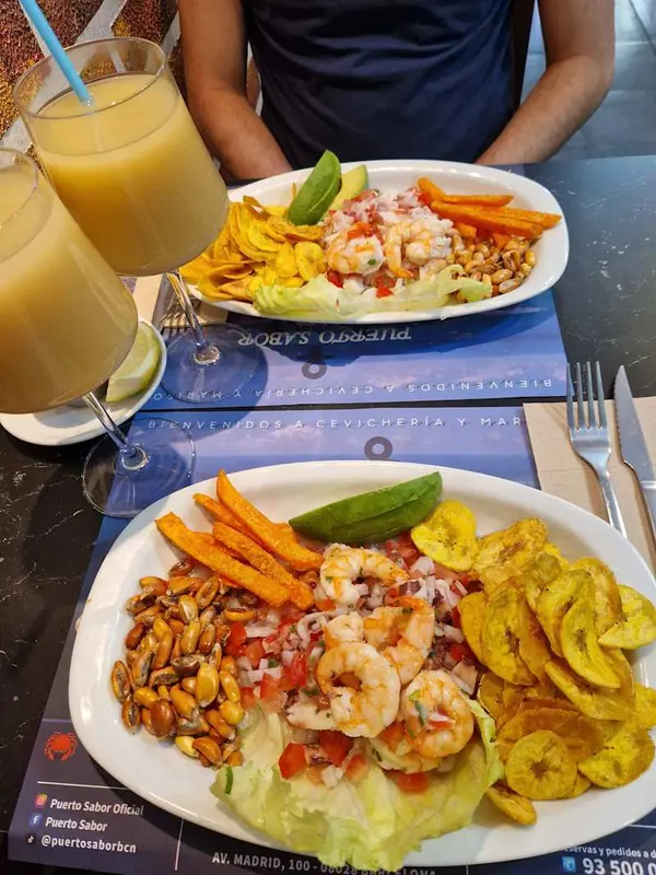 Ceviche de camarón