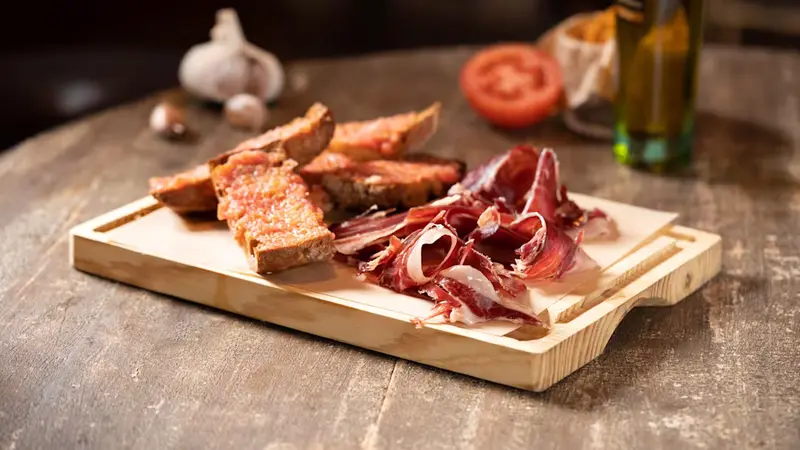 Tabla de jamón ibérico