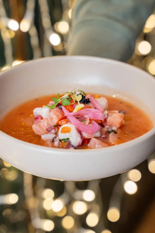 Ceviche mixto estilo Abanic