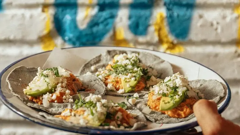 Taco de tinga